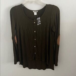 Bozzolo Dark Green Button-Down Shirt